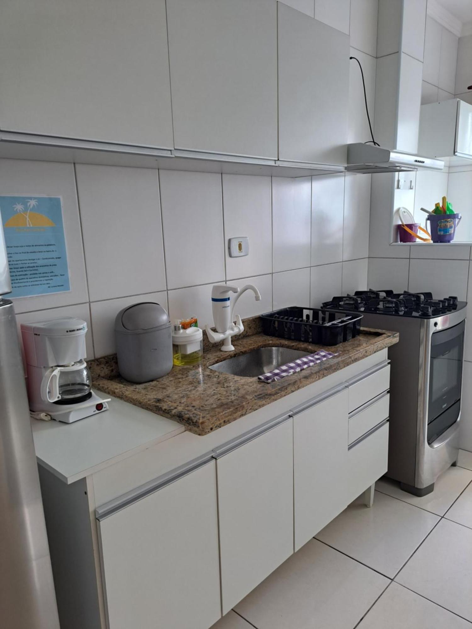 Apto Aconchegante Beira Mar Com Ar No Quarto Solemar Exterior foto